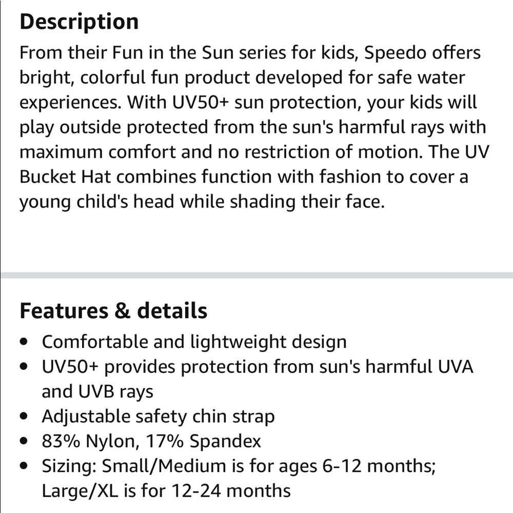 Speedo Bucket Hat - Picture 3 of 5